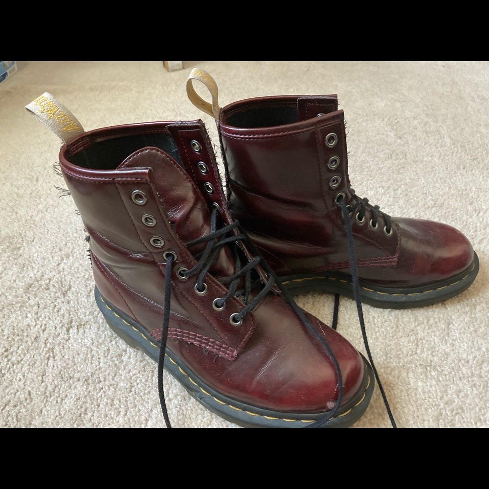 Doc Martens vegan boots.